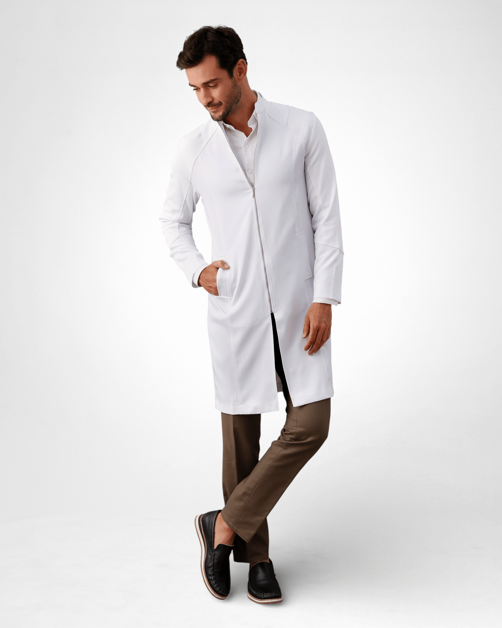 Jaleco Bruno I Branco - HOLI