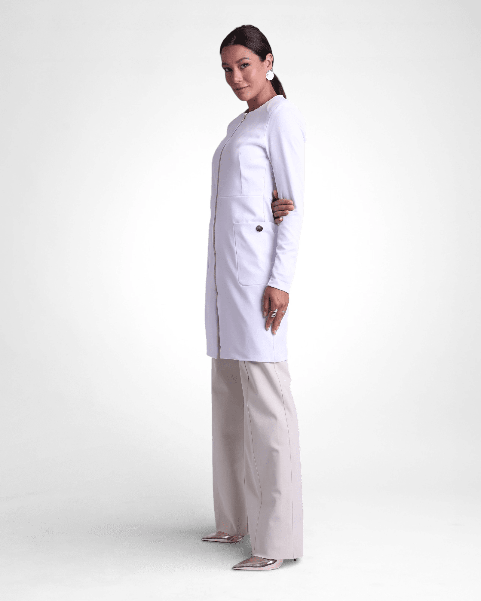 Jaleco Cecilia I Branco - HOLI