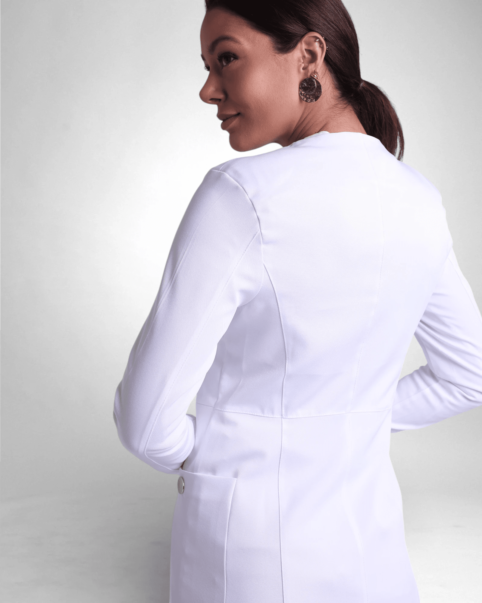 Jaleco Cecilia I Branco - HOLI