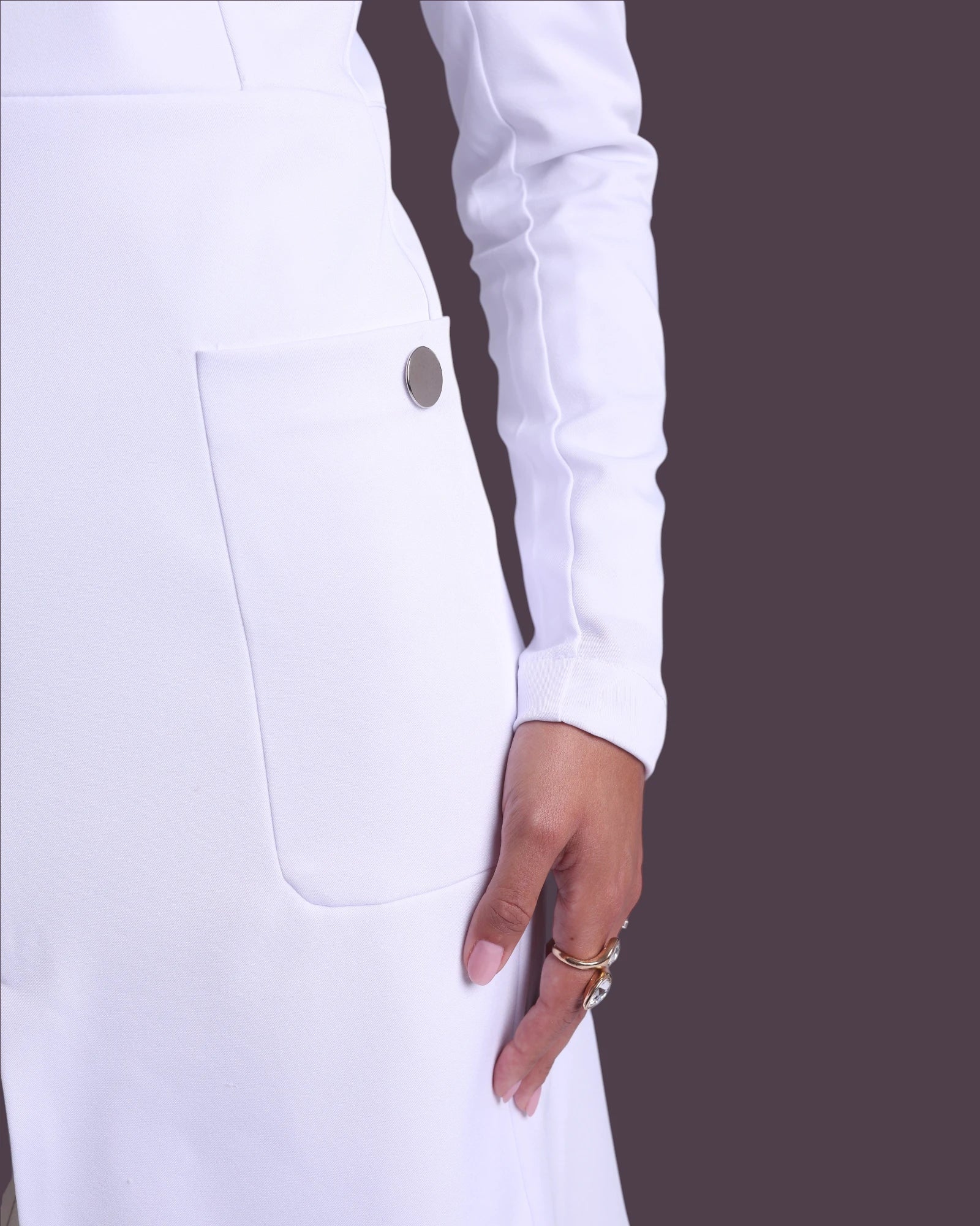 Jaleco Cecilia I Branco - HOLI