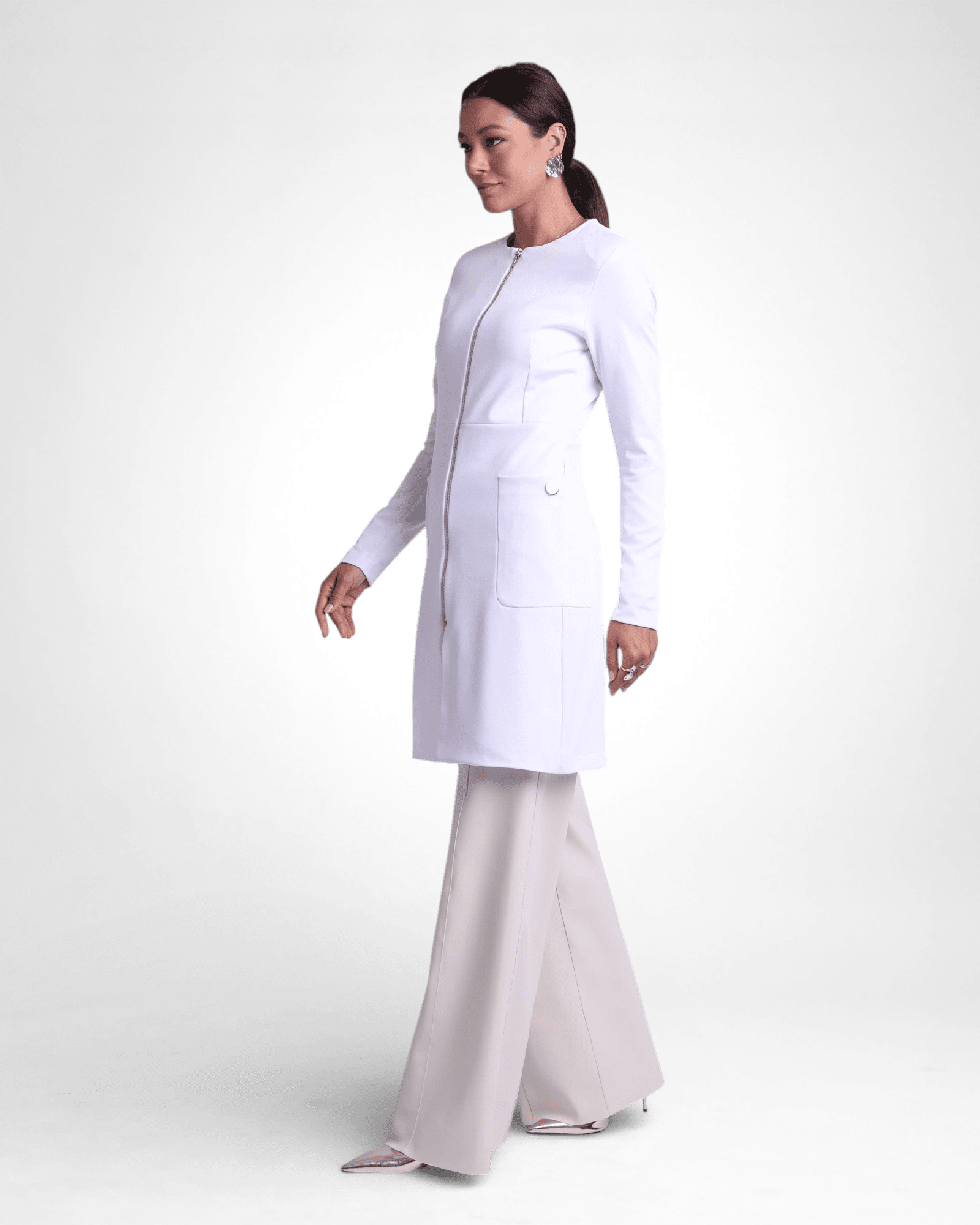 Jaleco Cecilia I Branco - HOLI