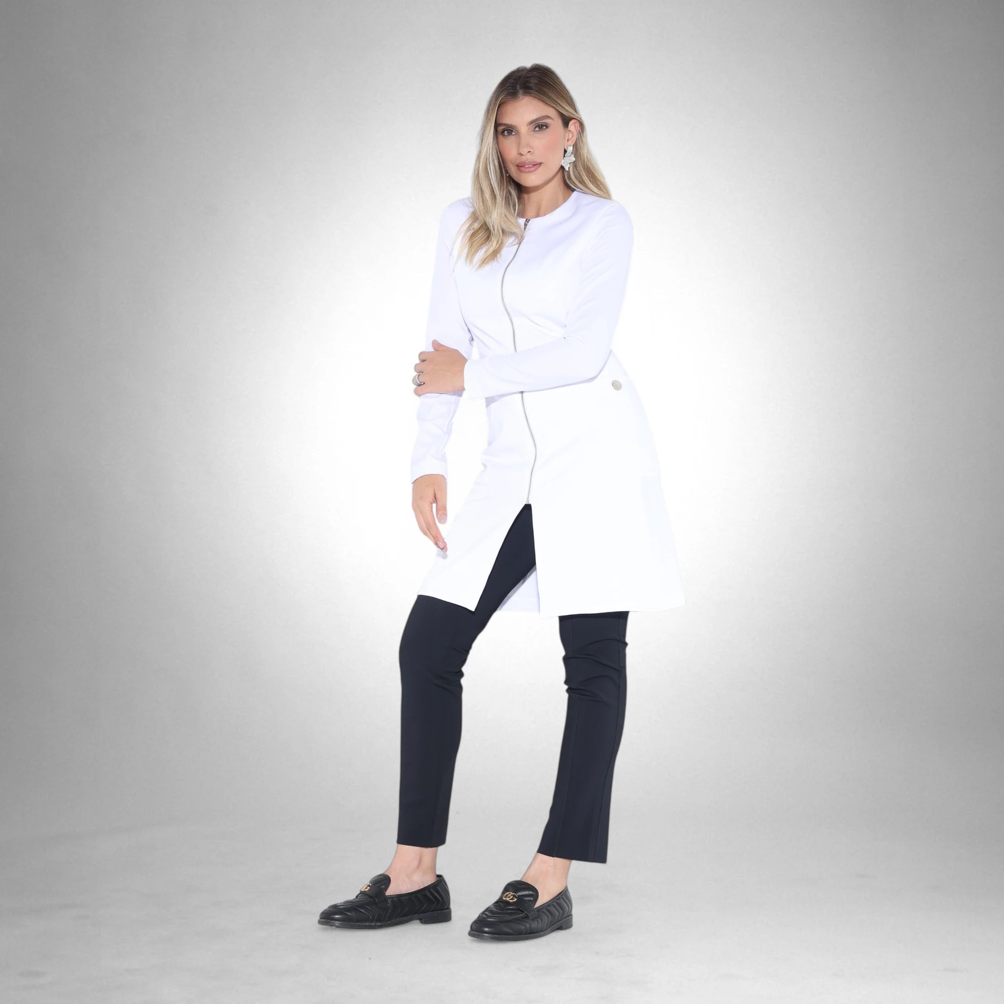 Jaleco Cecilia I Branco - HOLI