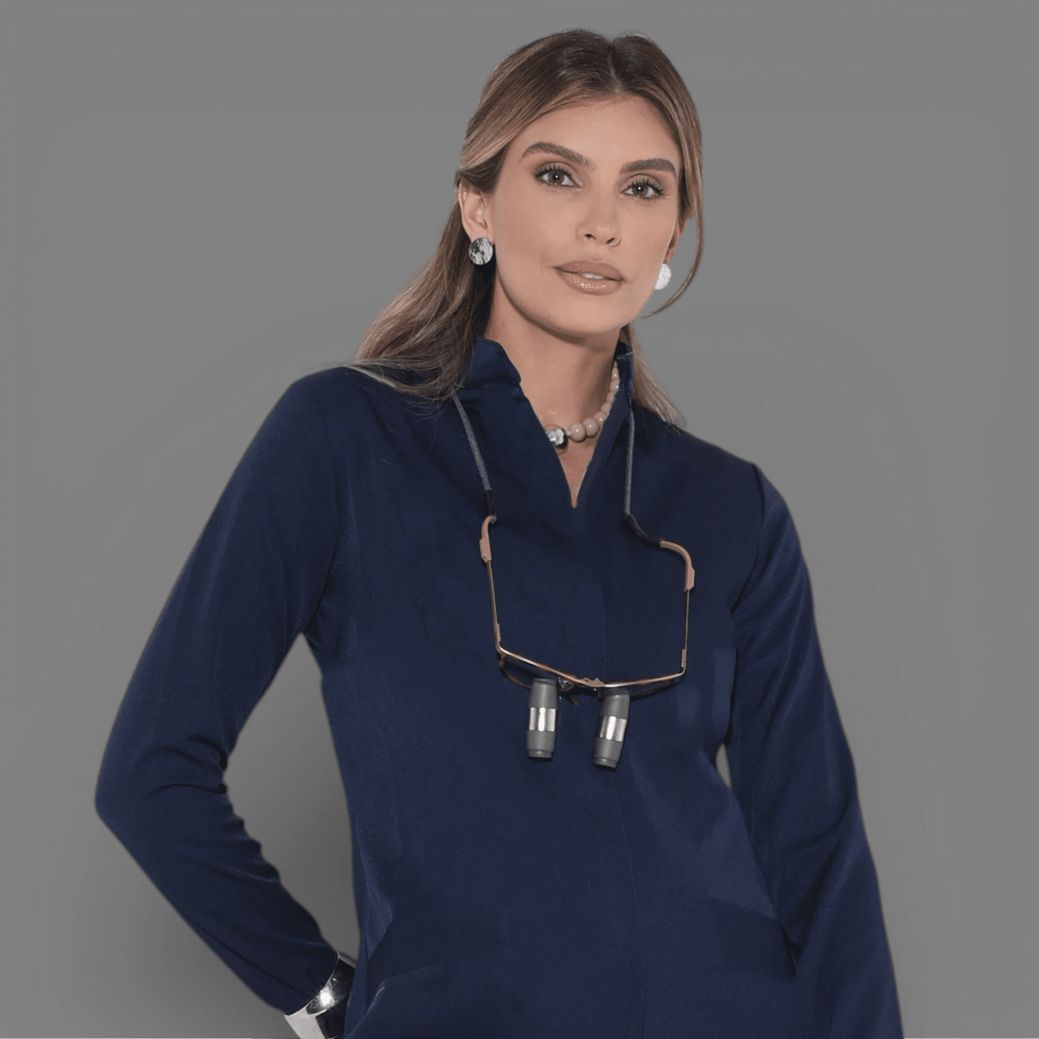 Jaleco Doris I Marinho - HOLI