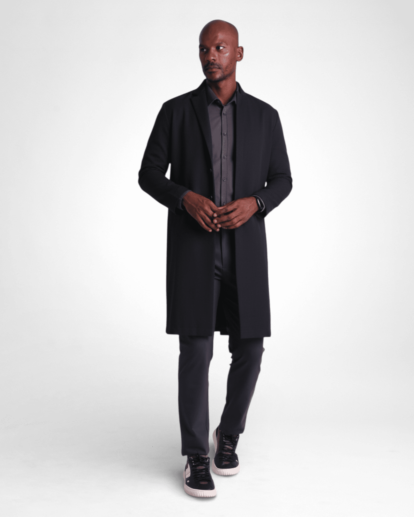 Jaleco Lino I Preto - HOLI