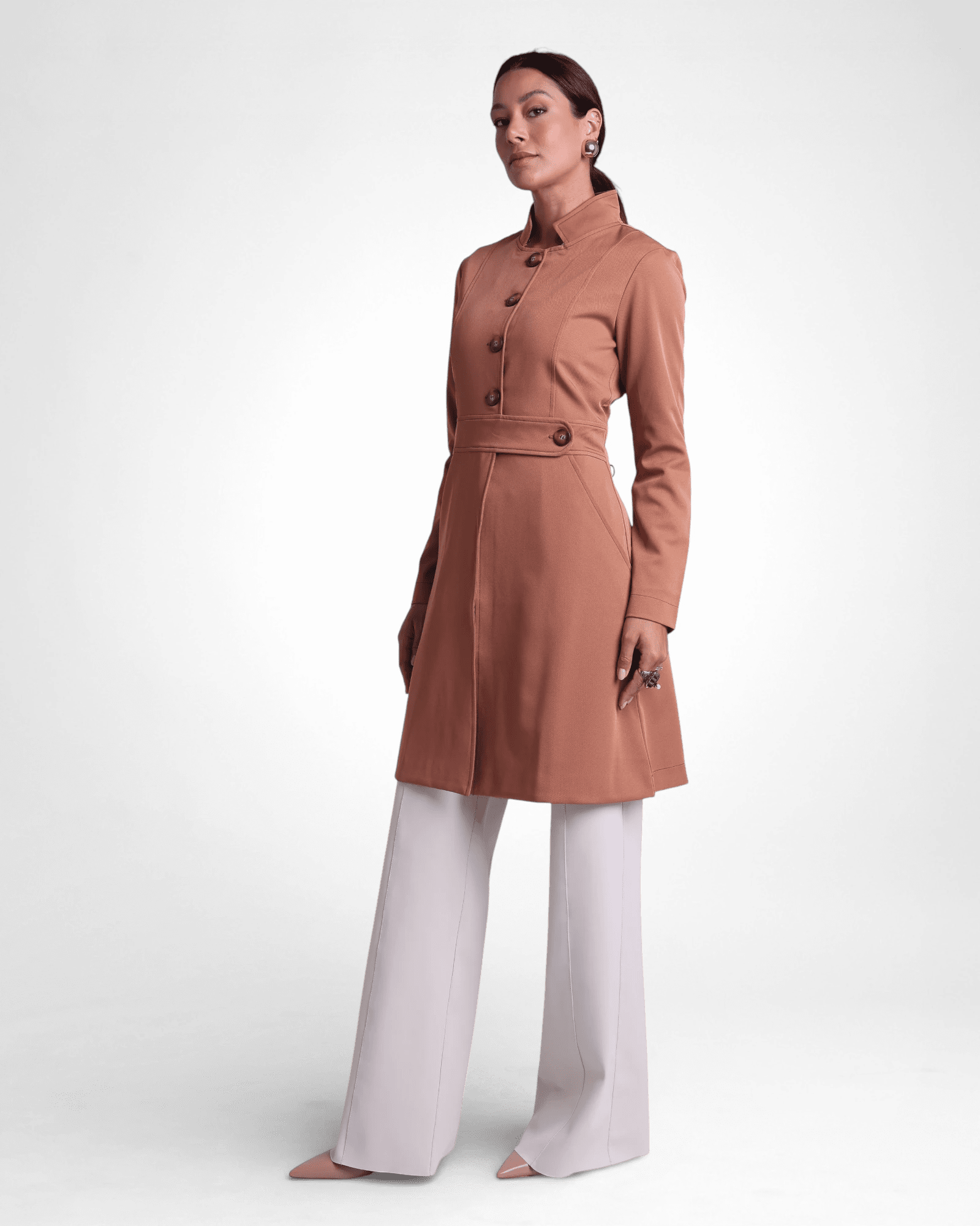 Jaleco Paola I Caramelo + Café - HOLI