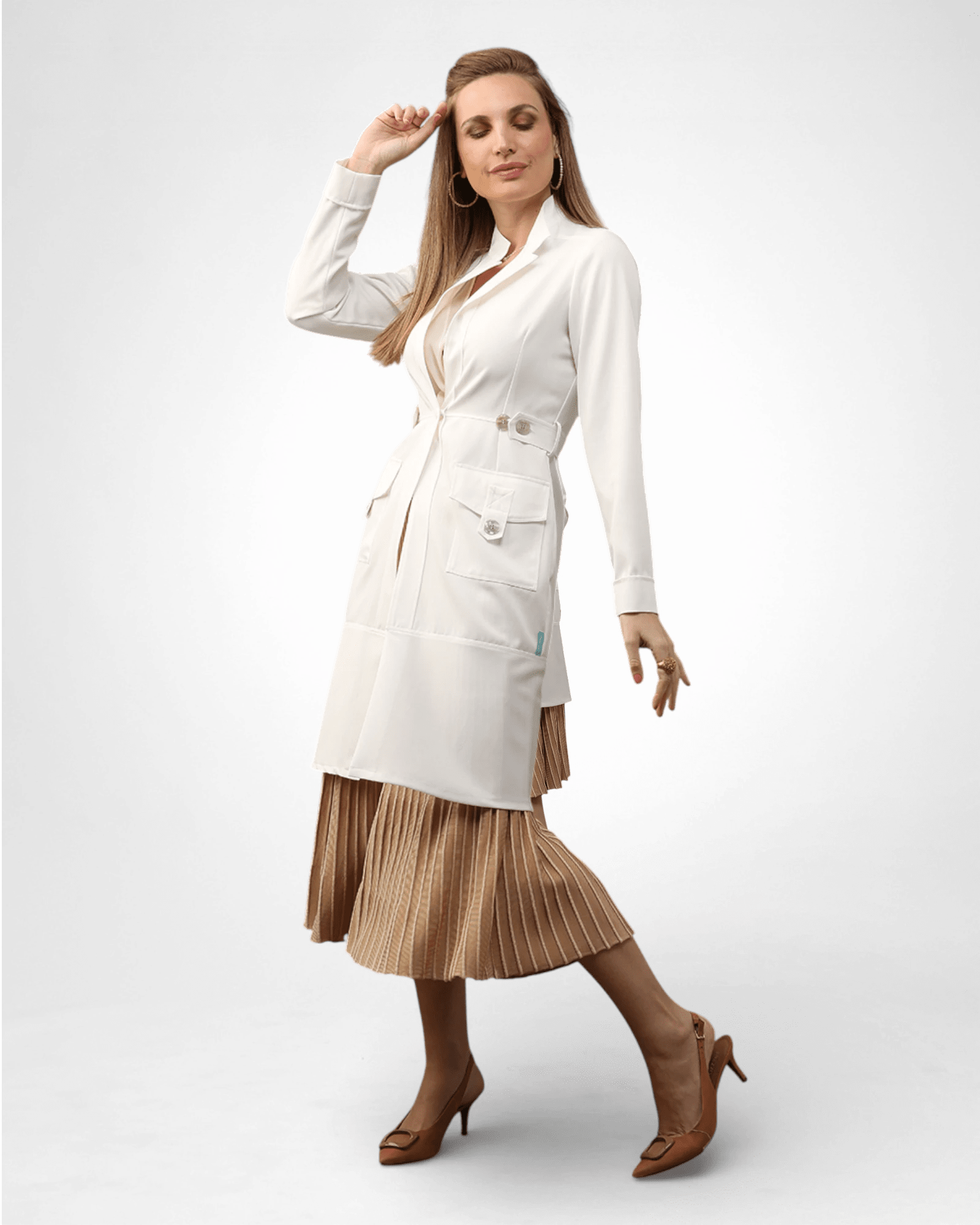 Jaleco Virginia I Off - White - HOLI