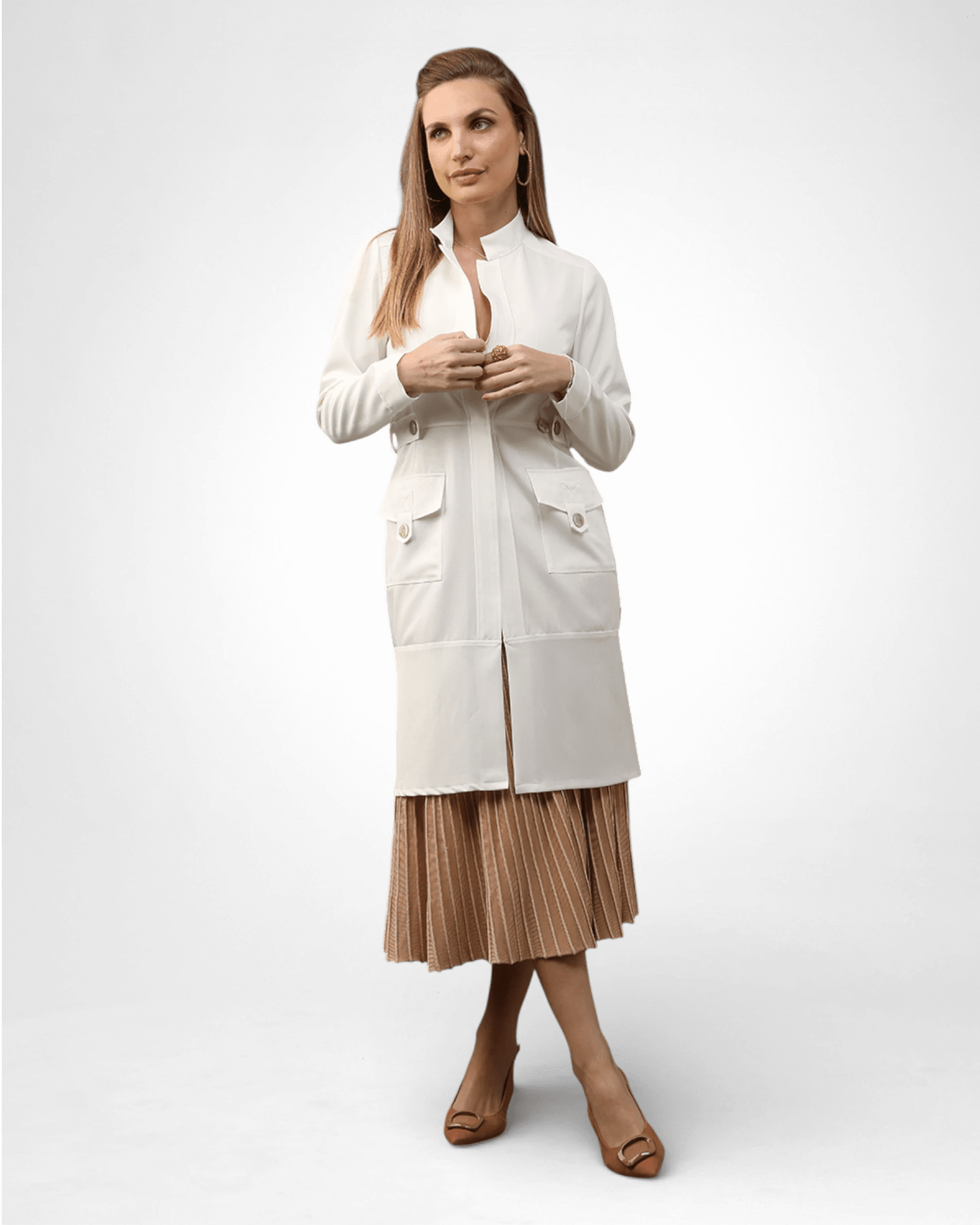 Jaleco Virginia I Off - White - HOLI