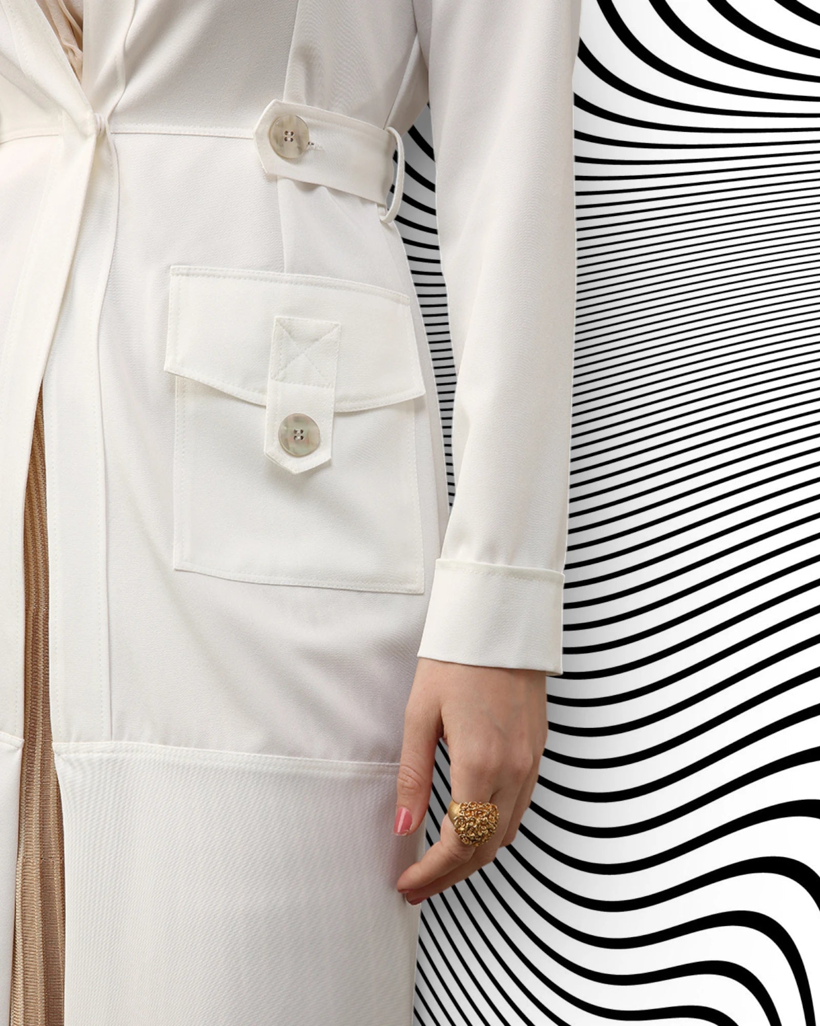 Jaleco Virginia I Off - White - HOLI