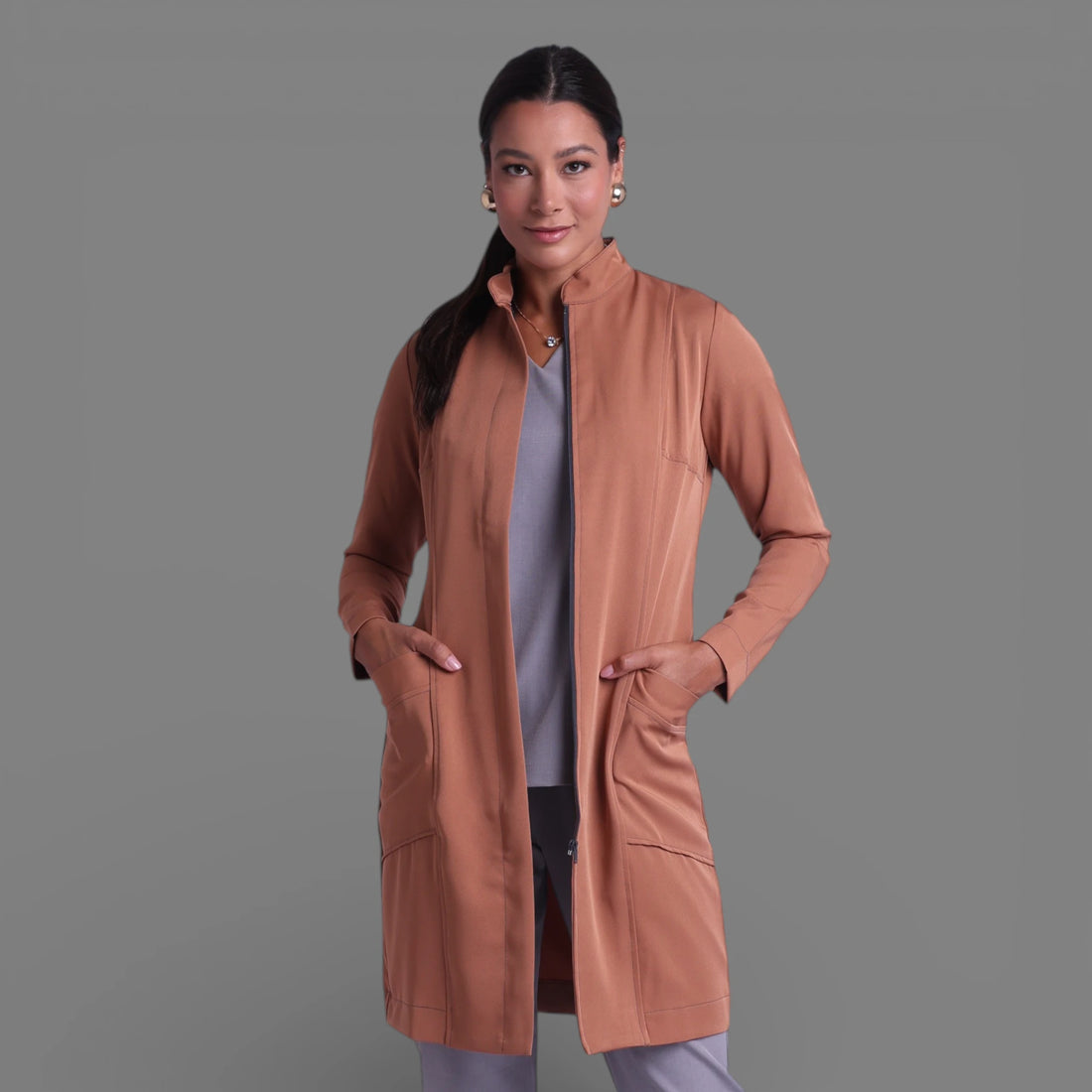 Jaleco Doris I Caramelo + Chumbo