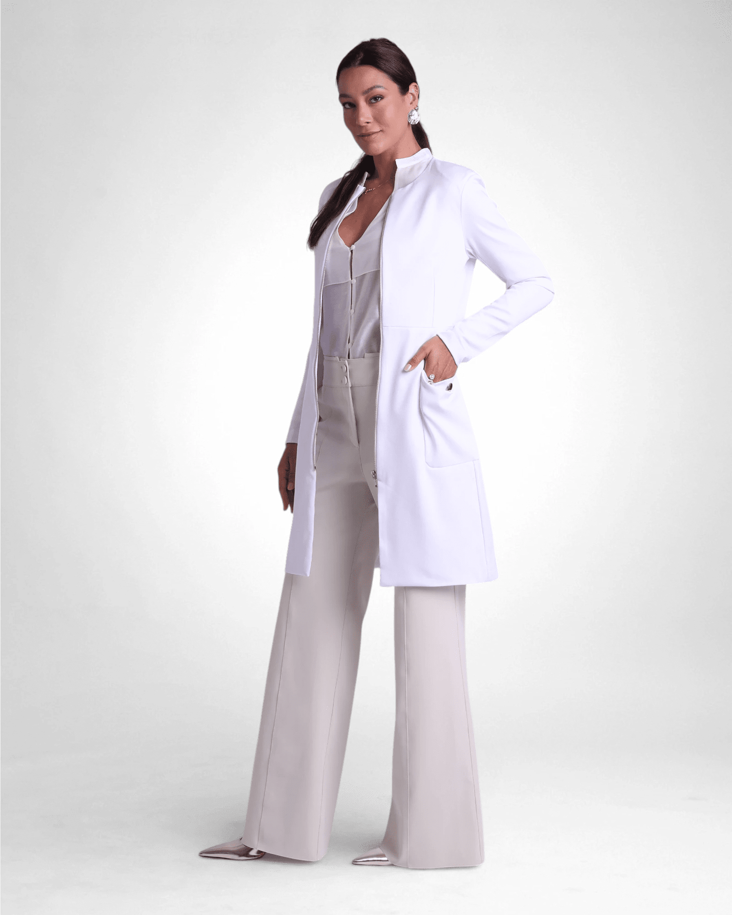 Jaleco Cecilia I Branco - HOLI