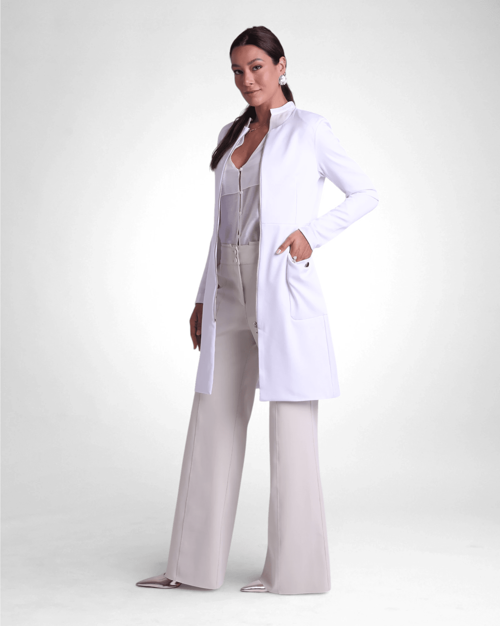 Jaleco Cecilia I Branco - HOLI