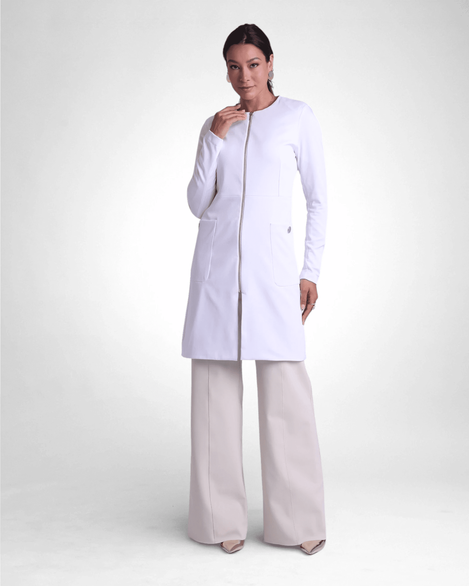 Jaleco Cecilia I Branco - HOLI