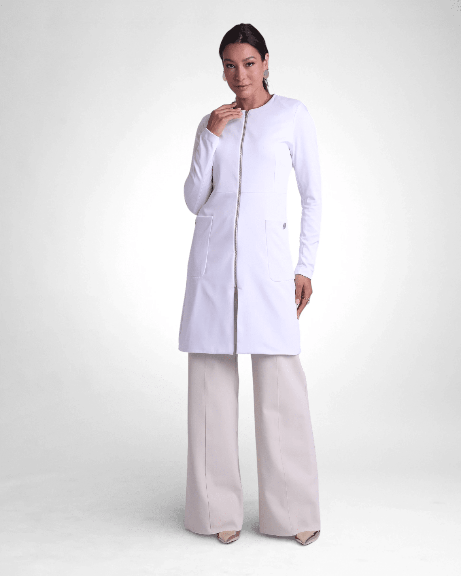 Jaleco Cecilia I Branco - HOLI