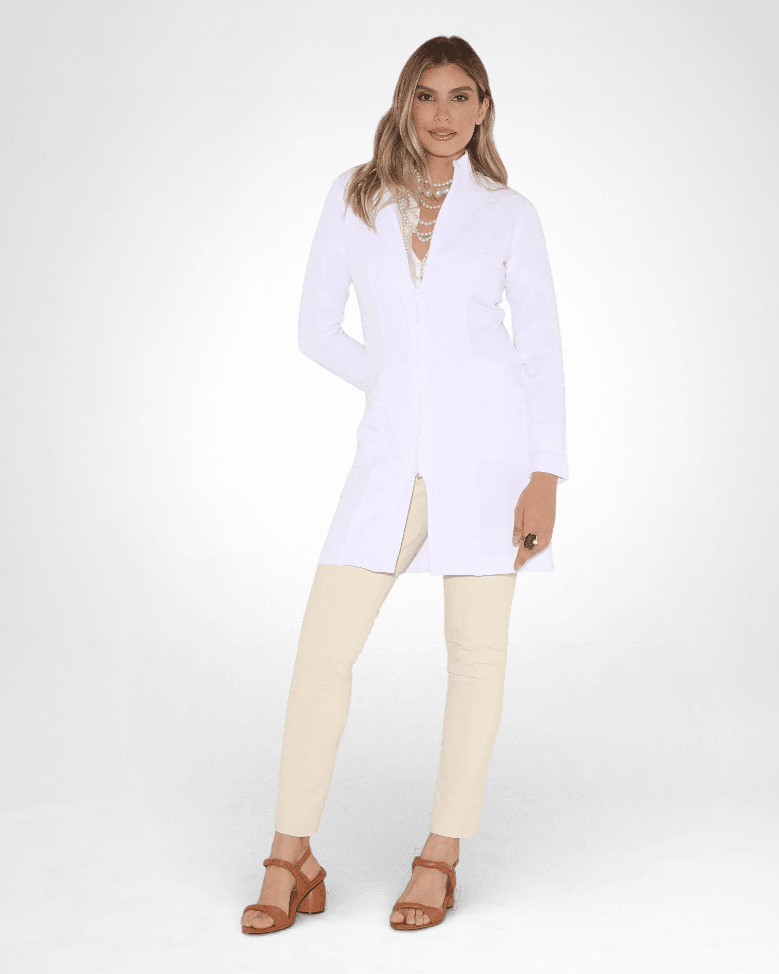 Jaleco Doris I Branco - HOLI