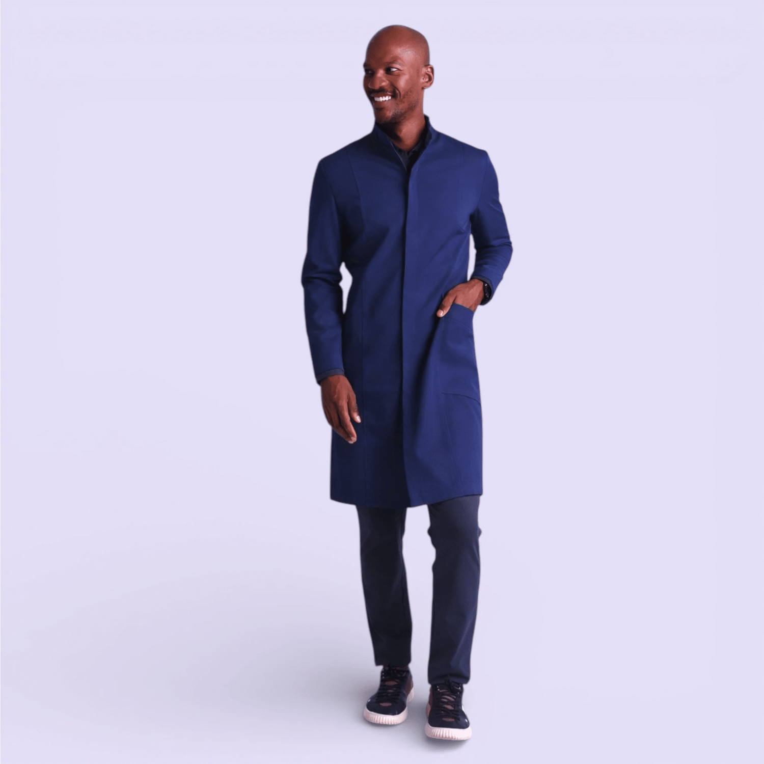 Jaleco Lino I Azul Marinho - HOLI