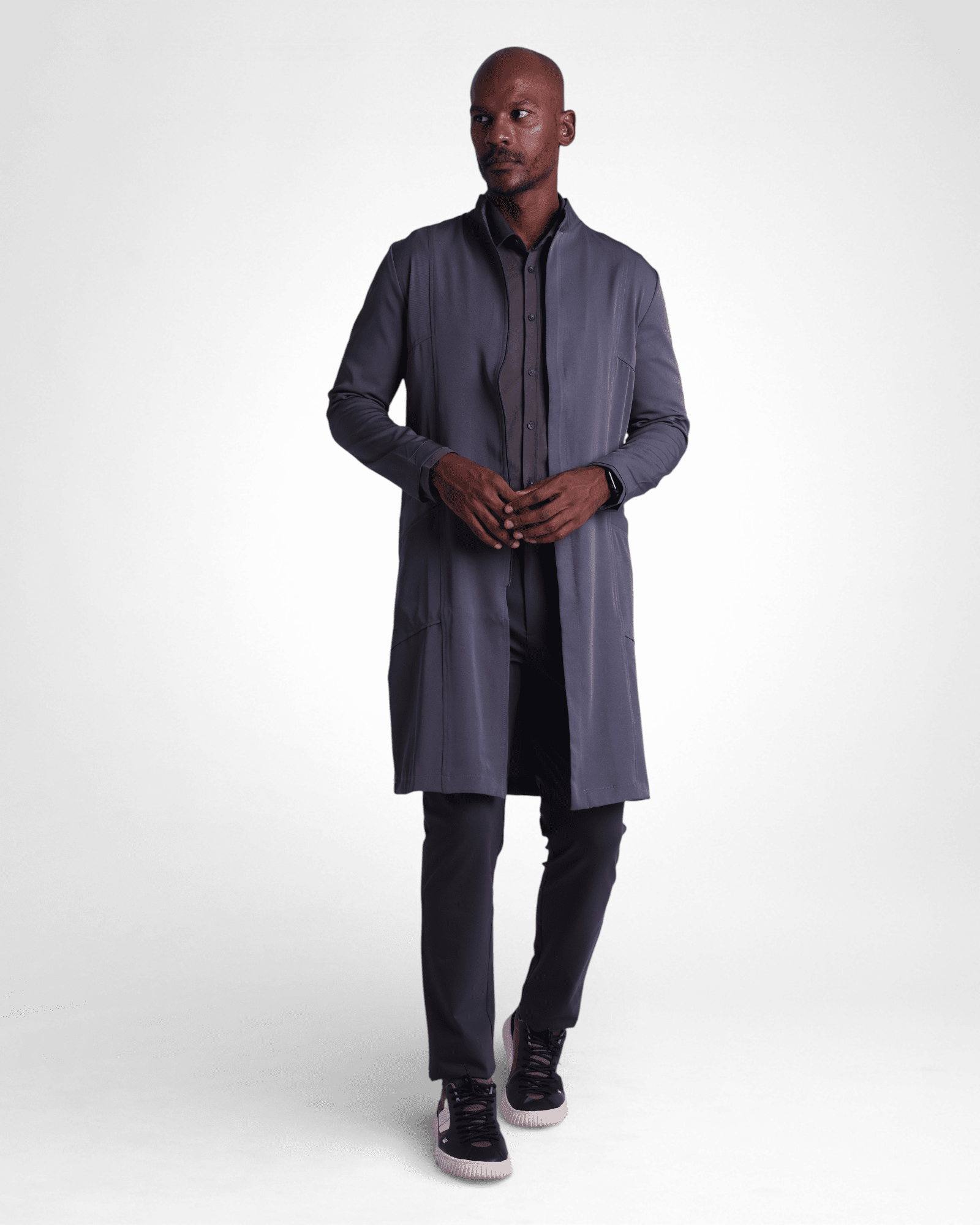 Jaleco Lino I Chumbo - HOLI