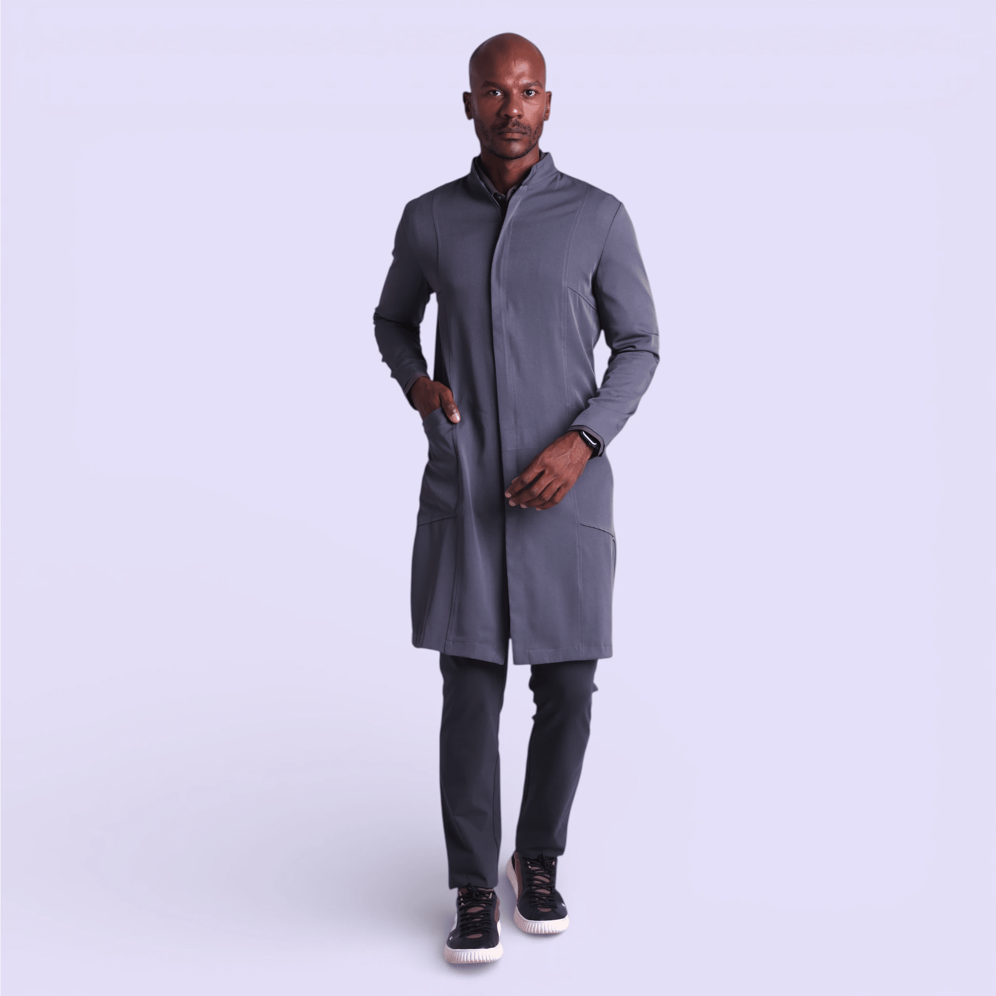 Jaleco Lino I Chumbo - HOLI