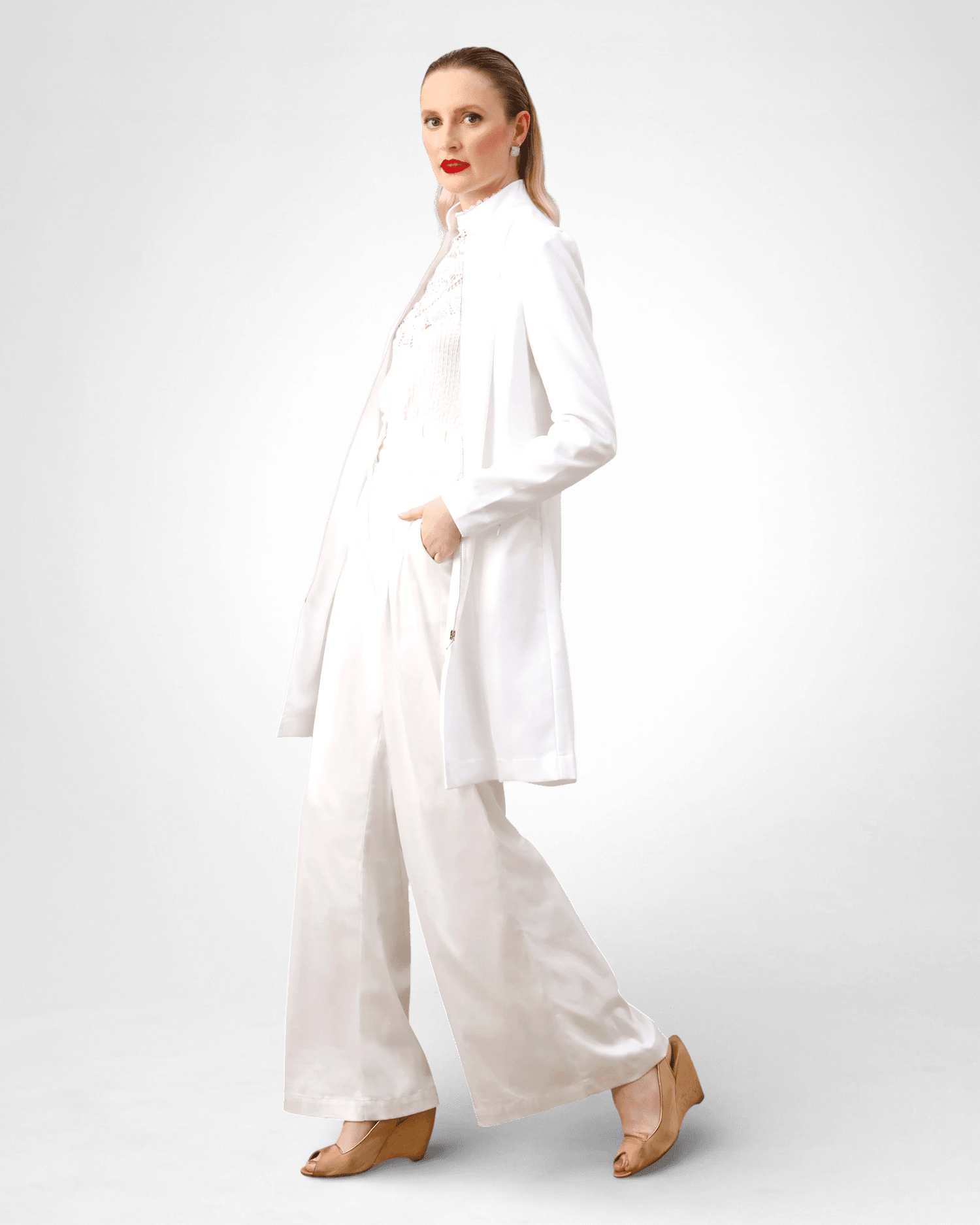 Jaleco Lisa I Branco - HOLI