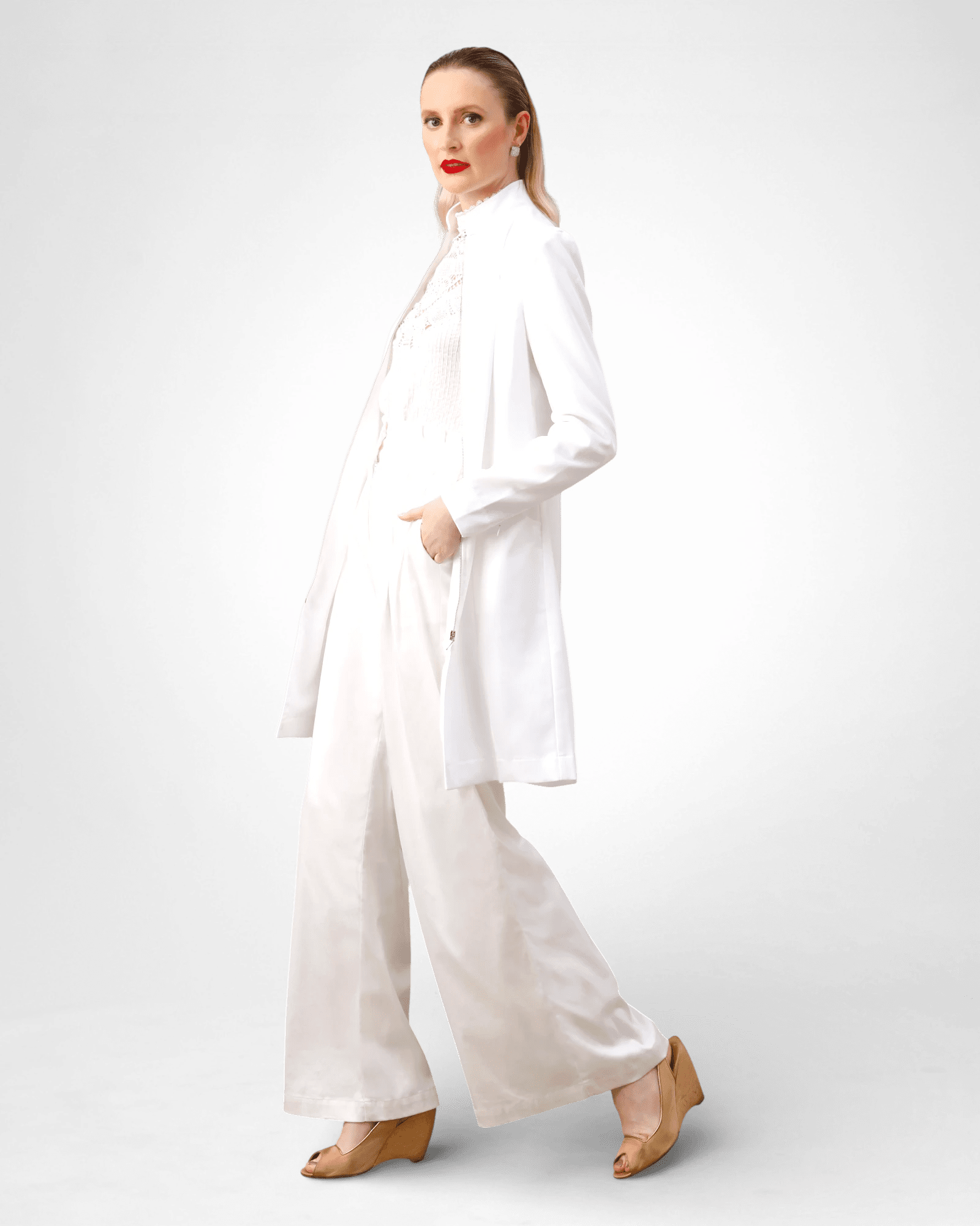 Jaleco Lisa I Branco - HOLI