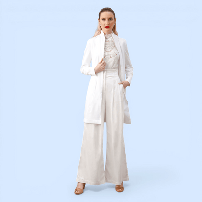 Jaleco Lisa I Branco - HOLI