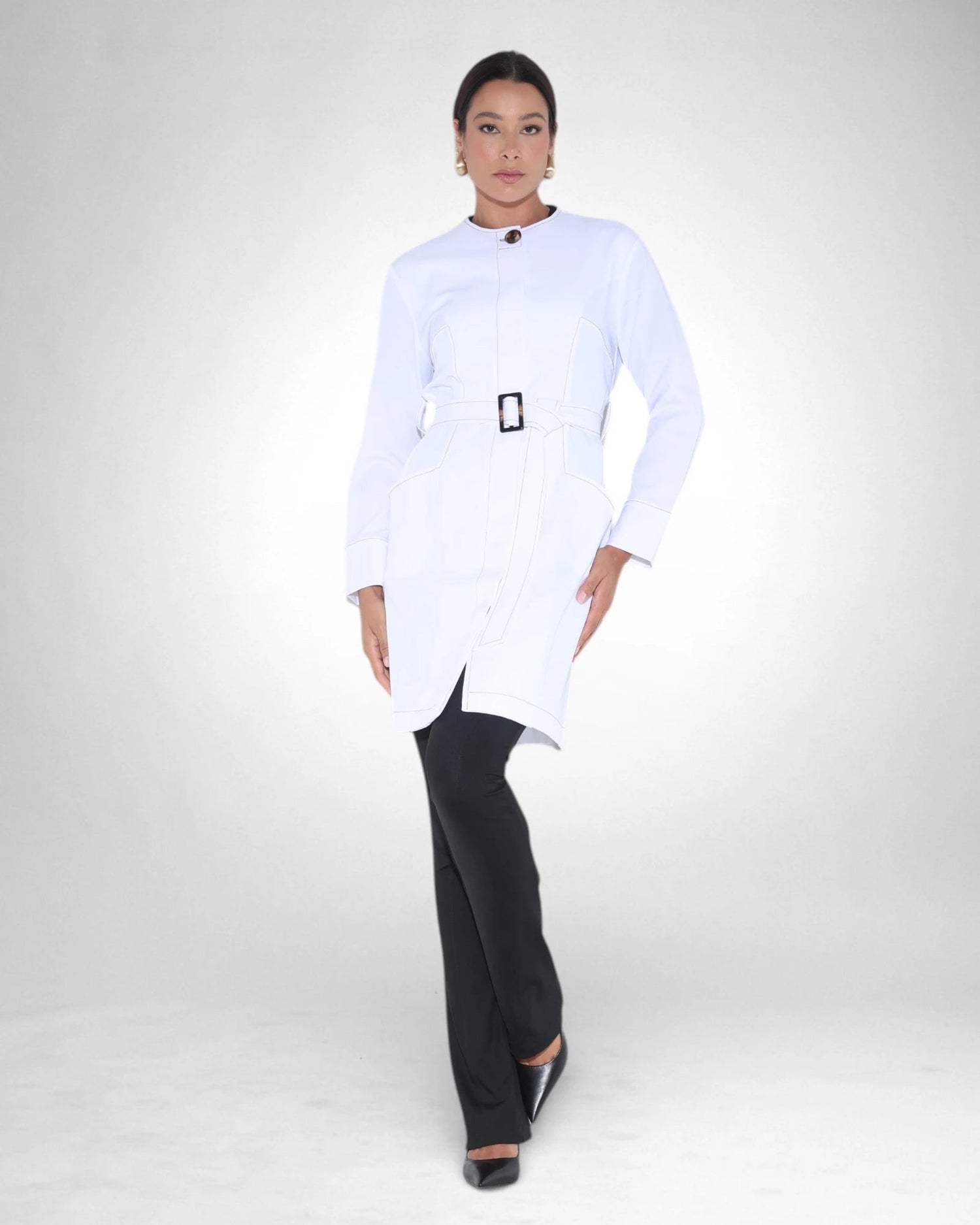 Jaleco Paola I Branco - HOLI