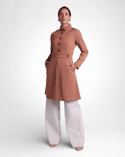 Jaleco Paola I Caramelo + Café - HOLI