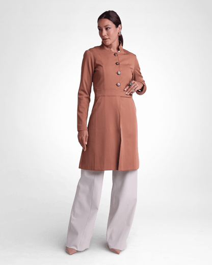 Jaleco Paola I Caramelo + Café - HOLI