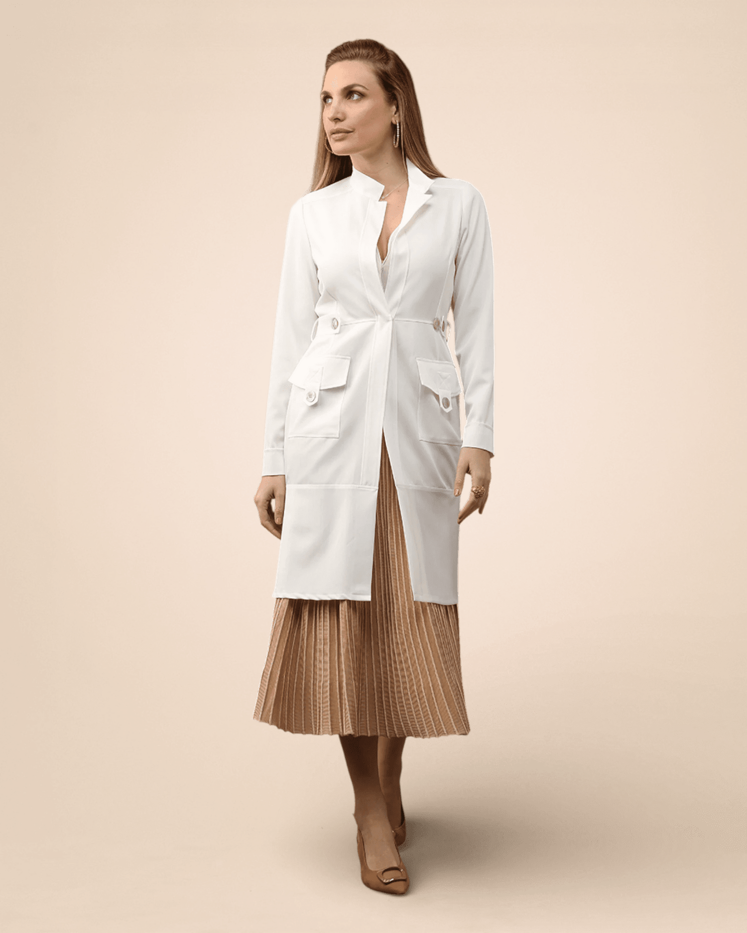 Jaleco Virginia I Off - White - HOLI