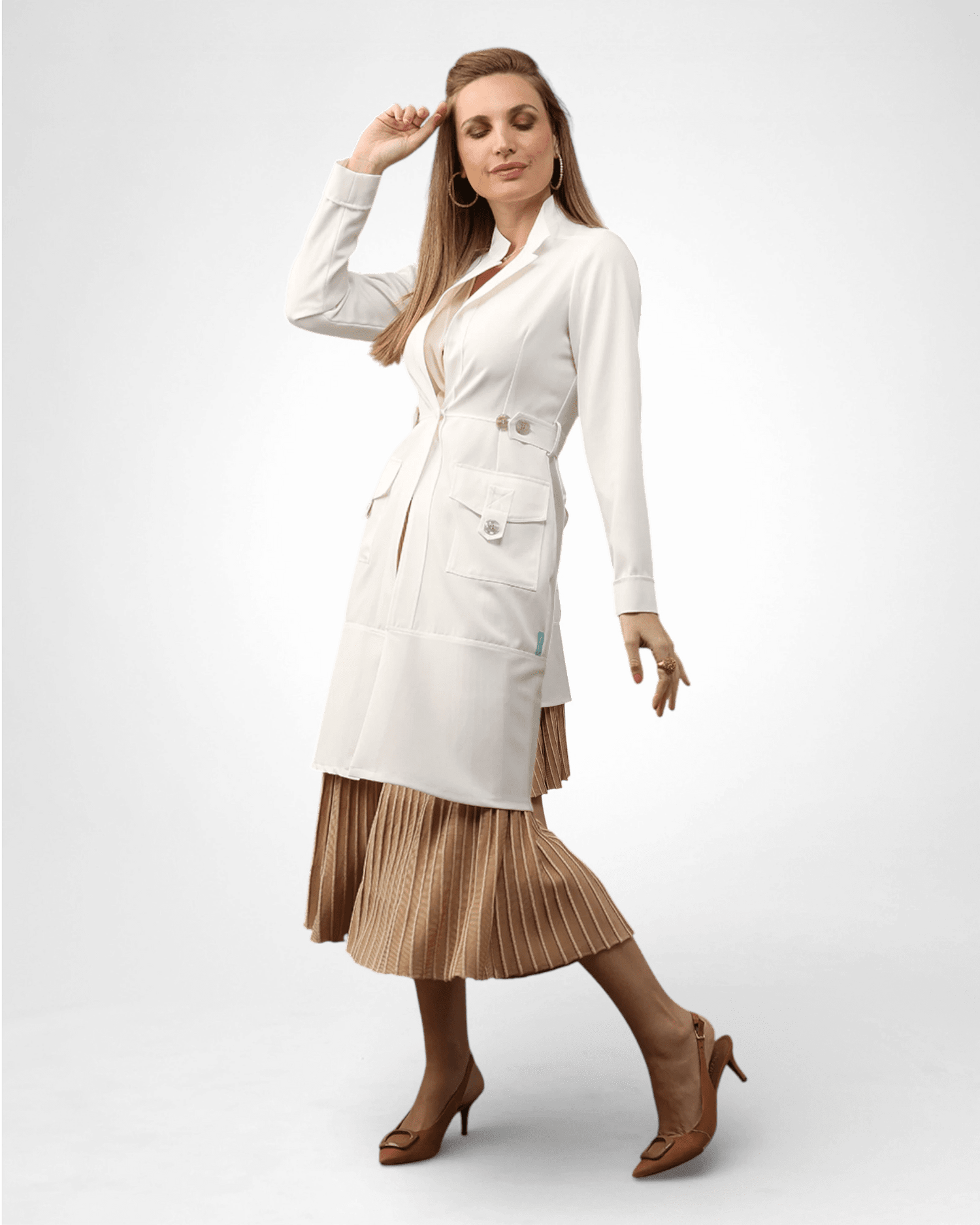 Jaleco Virginia I Off - White - HOLI