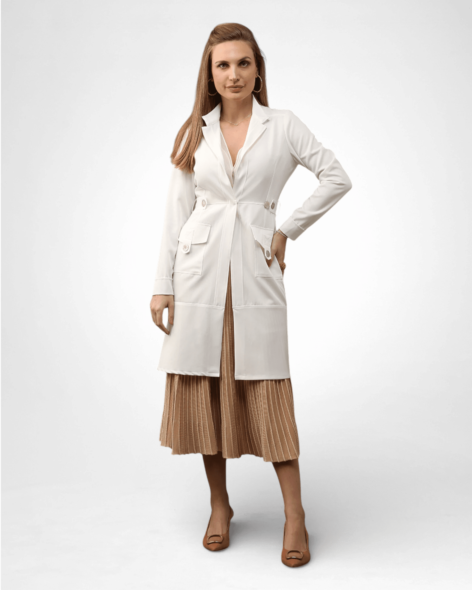 Jaleco Virginia I Off - White - HOLI