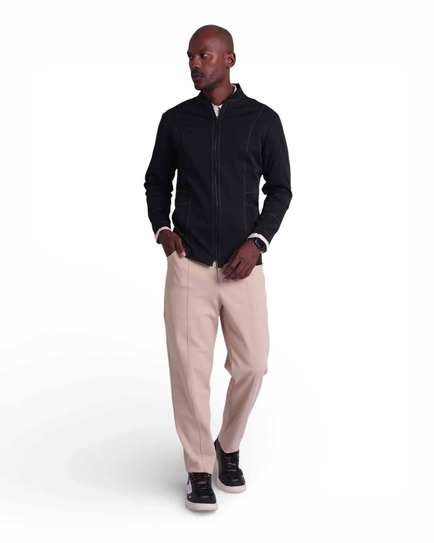 Jaqueta VOX I Preto + Caramelo - HOLI