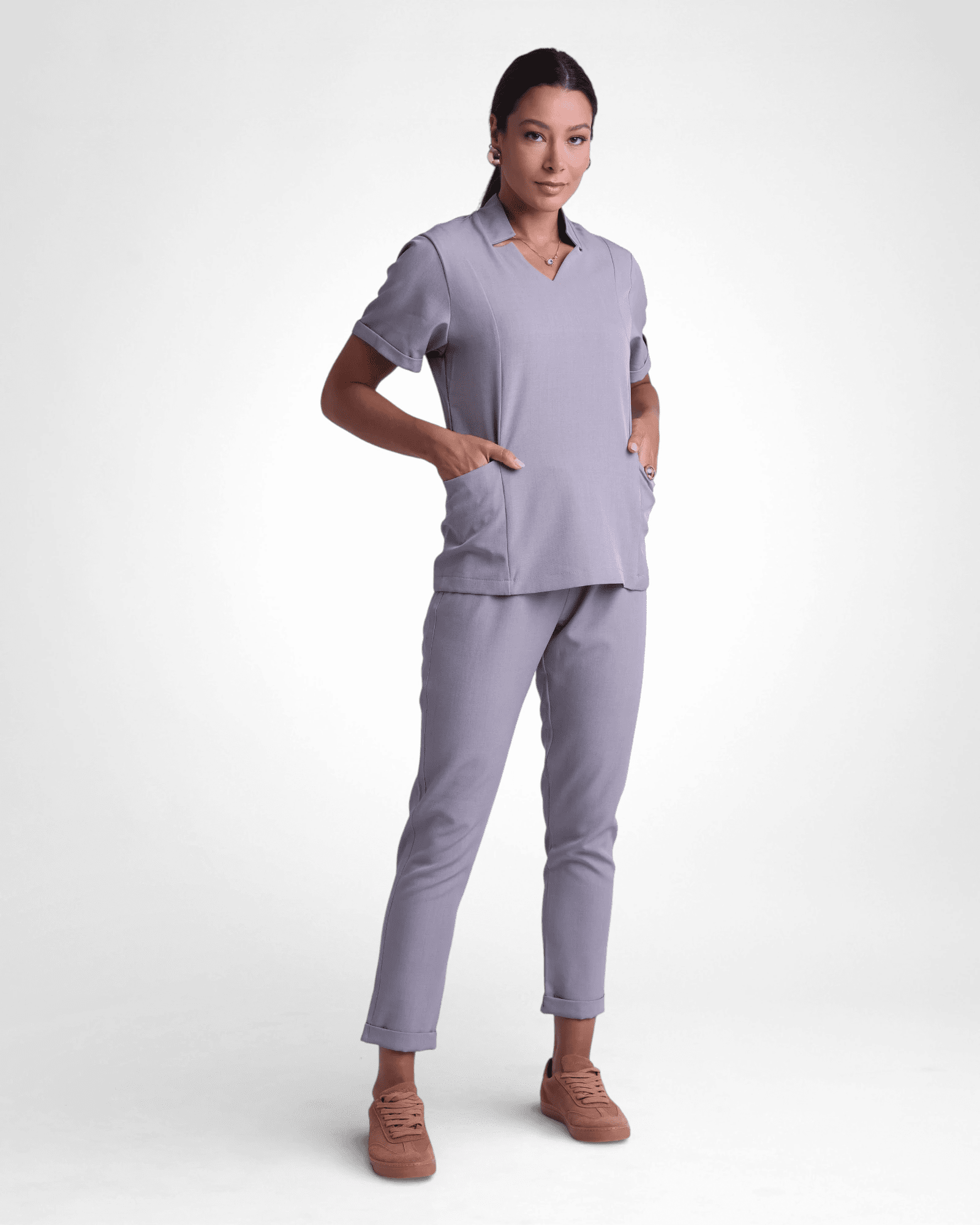 Scrub Dani I Cinza Claro - HOLI